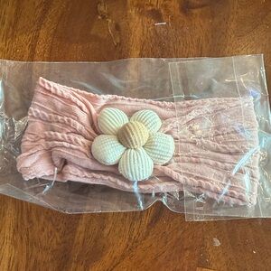 Pink Floral Kids Headband